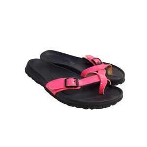 Betula Slide Sandals Women's Size 6.5 Pink Black
